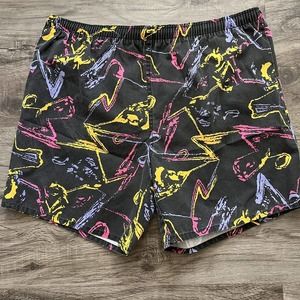Angel Light Retro Funky Vintage Swim Truck Shorts XL